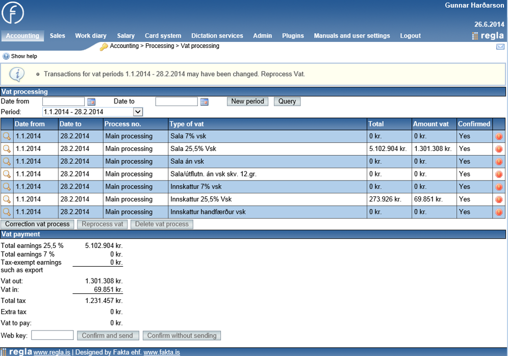 VATprocessing