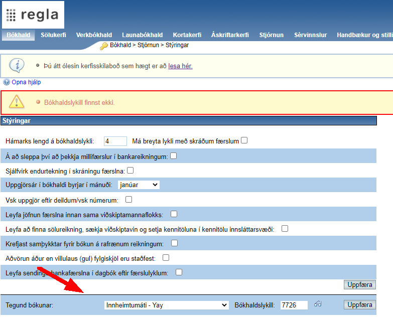 POS greiðslumátar YAY