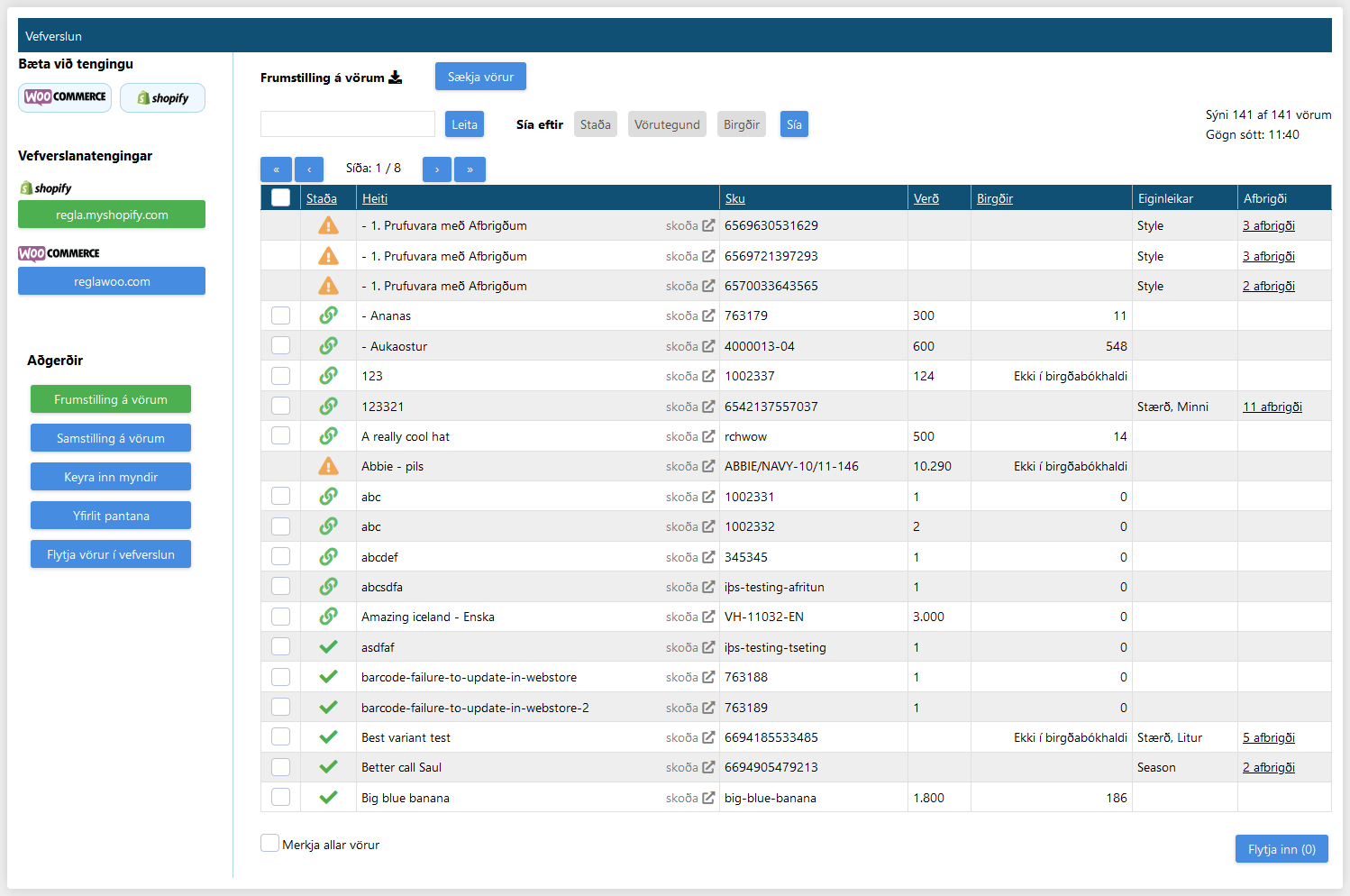 webstore_frumstilling_list